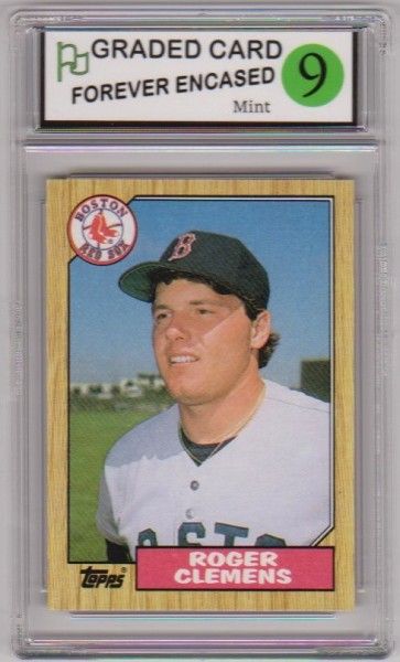 Labeled Mint 9 - Roger Clemens 1987 Topps #340 Card - photo 1