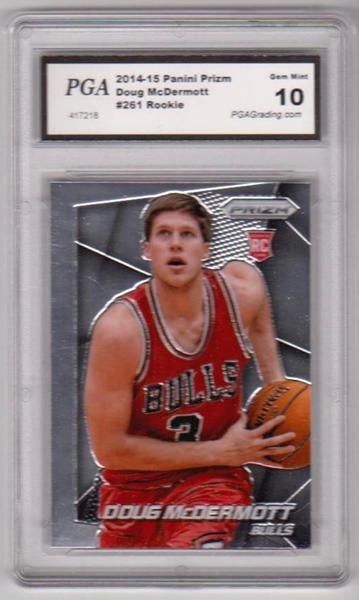 Rookie Graded Gem Mint 10 - Doug McDermott 2014-15 Panini Prizm #261 Card - photo 1