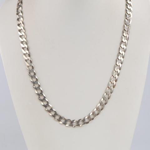 Sterling Silver Curb Chain Necklace