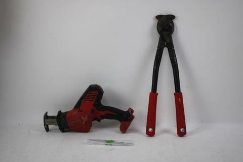 Milwaukee Hackzall Reciprocating Saw, With Utility Cable Cutter