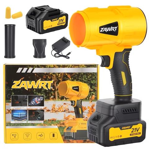 Turbo Blower, 50000RPM Electric Cordless Leaf Blower, 20V 2.0/4.0AH Battery Jet Dry Blower, High Pressure Air Blower, Jet Blower Car Dryer, Hand Held Snow Blower, Home Outdoor, Blowing Leaves And Dust, Birthday Or Holiday Gifts
