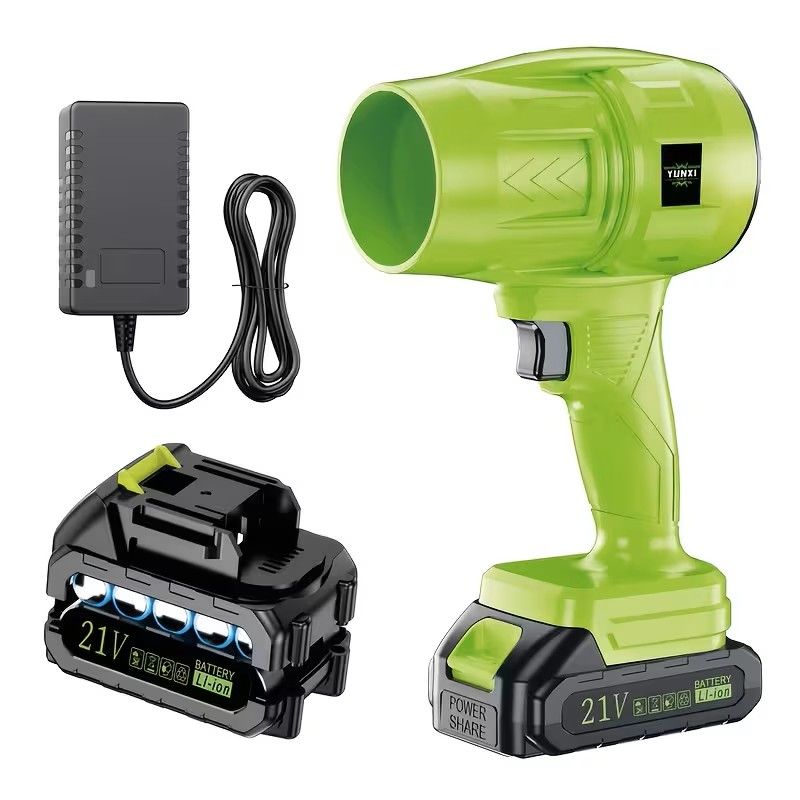 Wireless High-efficiency Hair Dryer with Multiple Functions for Snow Removal, Dust Removal, and Car Drying. Outdoor Blower with Ergonomic Electric Wireless Vacuum Cleaner, Which Is an Essential Cleaning Tool for Every Household - photo 1