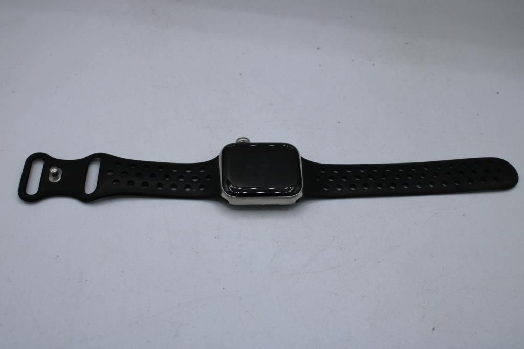 Apple Watch Series 6 (GPS + LTE), 40mm Stainless Steel Case, Band (S/M) - Locked To Owner - SOLD FOR PARTS ONLY - photo 1