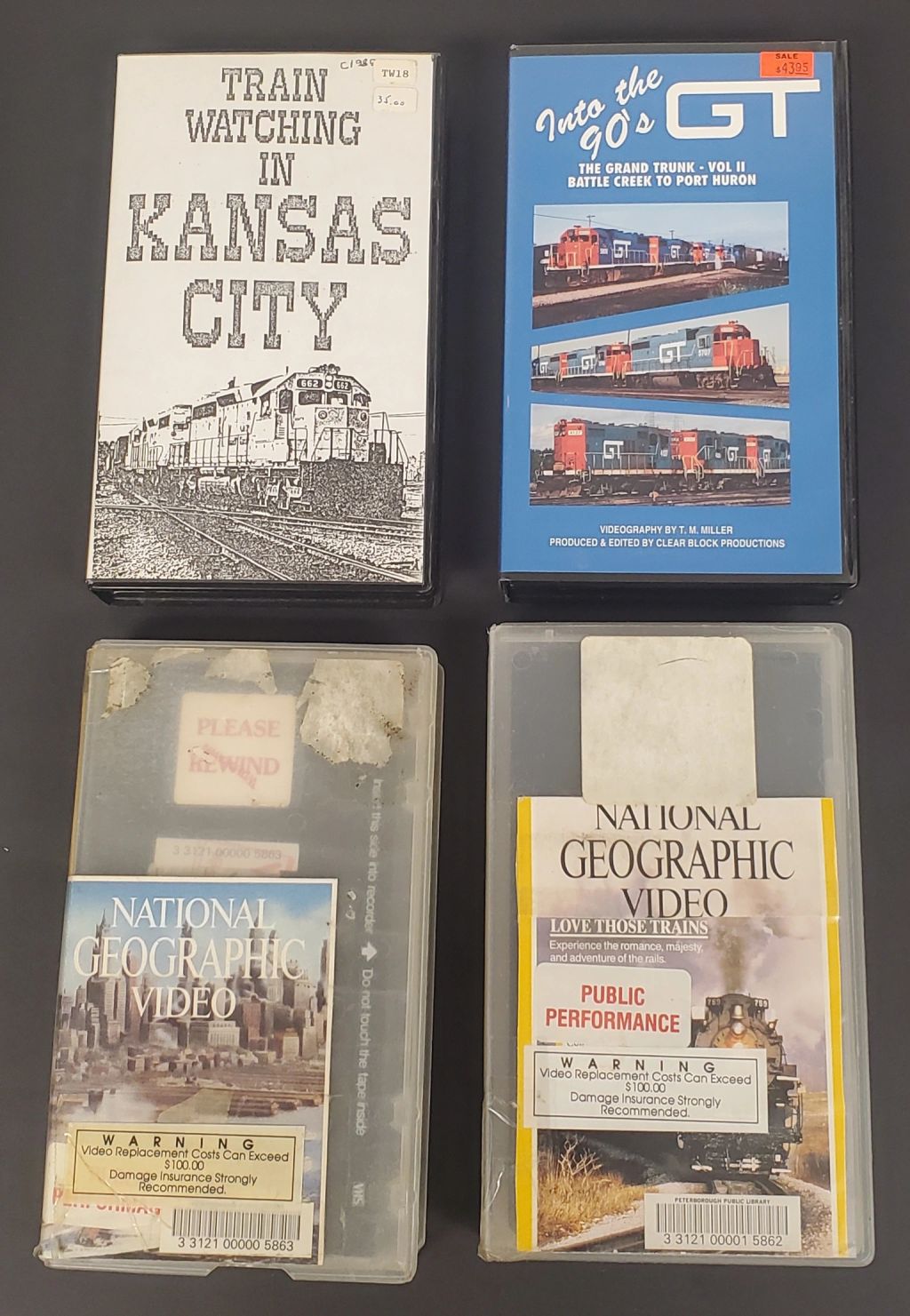 Vintage National Geographic Video Collection & Train Watching in Kansas City VHS - photo 1
