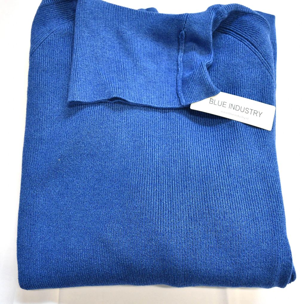 New Men's Blue Industry Knitware - Turtle Neck - Long Sleeve - L - photo 1