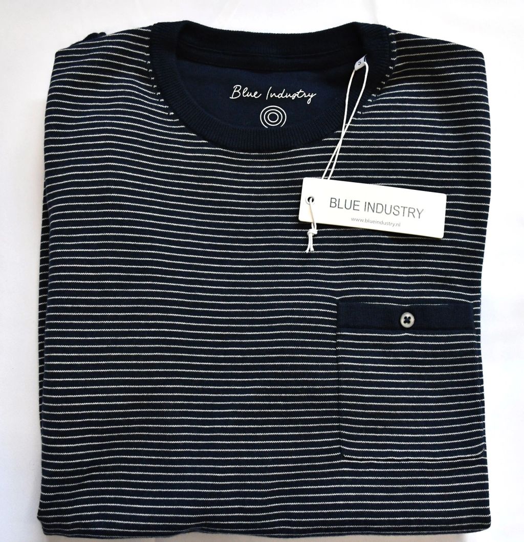 NEW Men's Blue Industry Knitware - Crew Neck - S - photo 1