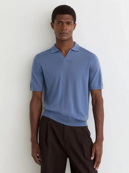 NEW Men's Blue Industry Knitware - Polo - L - photo 1