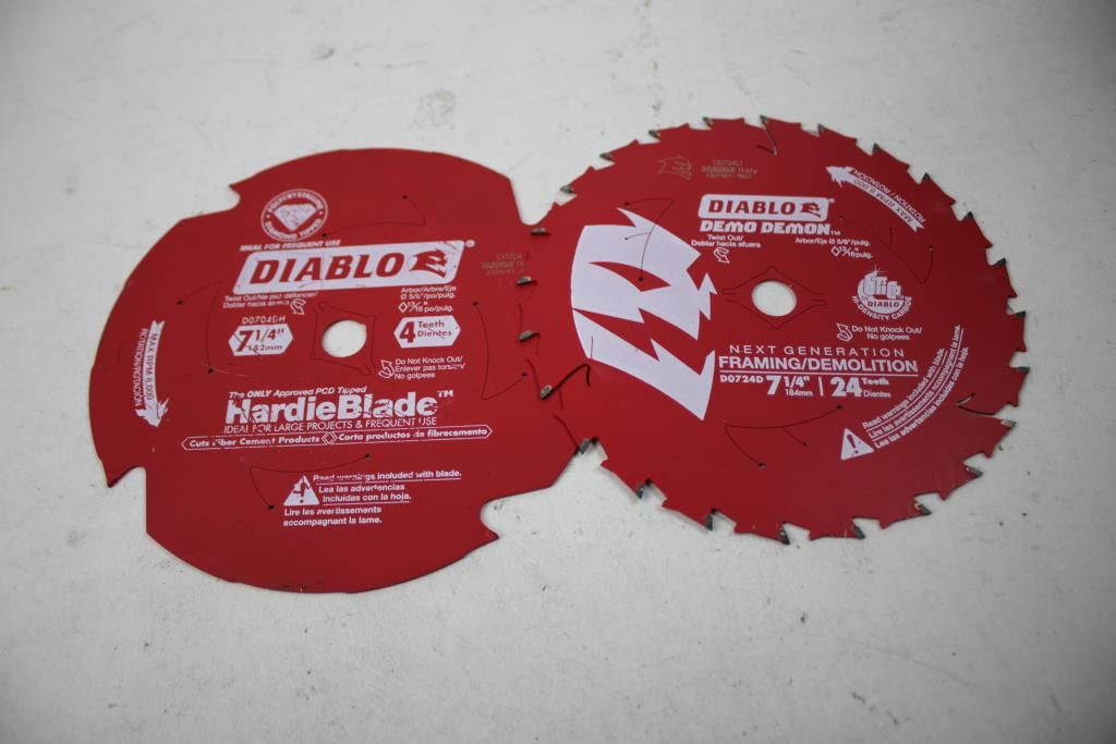 Diablo Demo Demon Circular Saw Blade For Wood 2 Pieces - photo 1