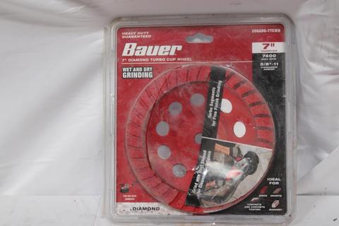Baur Turbo Cup Wheel, Diablo Circular Saw Blade & Dewalt Circular Saw Blade 3 Pieces