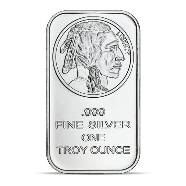 Great Investment! Silvertowne Buffalo One Silver Bar - 1 Ounce .999 Pure IRA Approved - photo 1