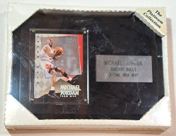 Sealed - Michael Jordan 1993-94 Upper Deck Team MVP Hologram On Plaque - 3-Time NBA MVP - photo 1