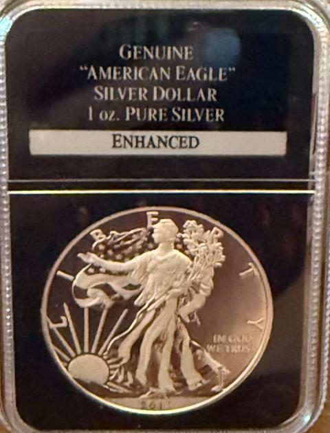 American Silver Eagle 2011 Enhanced Finish