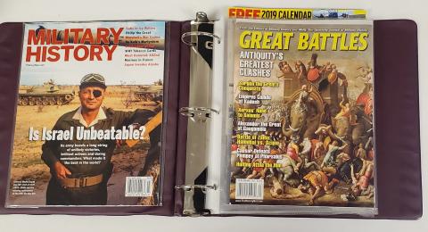 Lot of 7 VG History Magazines (Walrus, Beaver, Combat Aircraft + More) + Binder