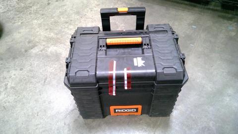 RIDGID Rolling Tool Box With Mixed Tool Lot