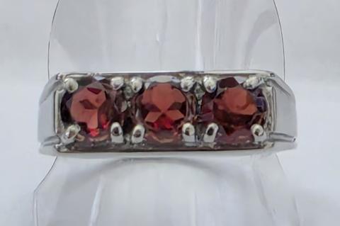 No Reserve Natural Mozambique Garnet Ring Size 12