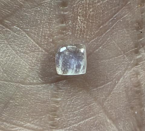 No Reservet Natural Rainbow Moonstone Square Cut Loose Gemstone