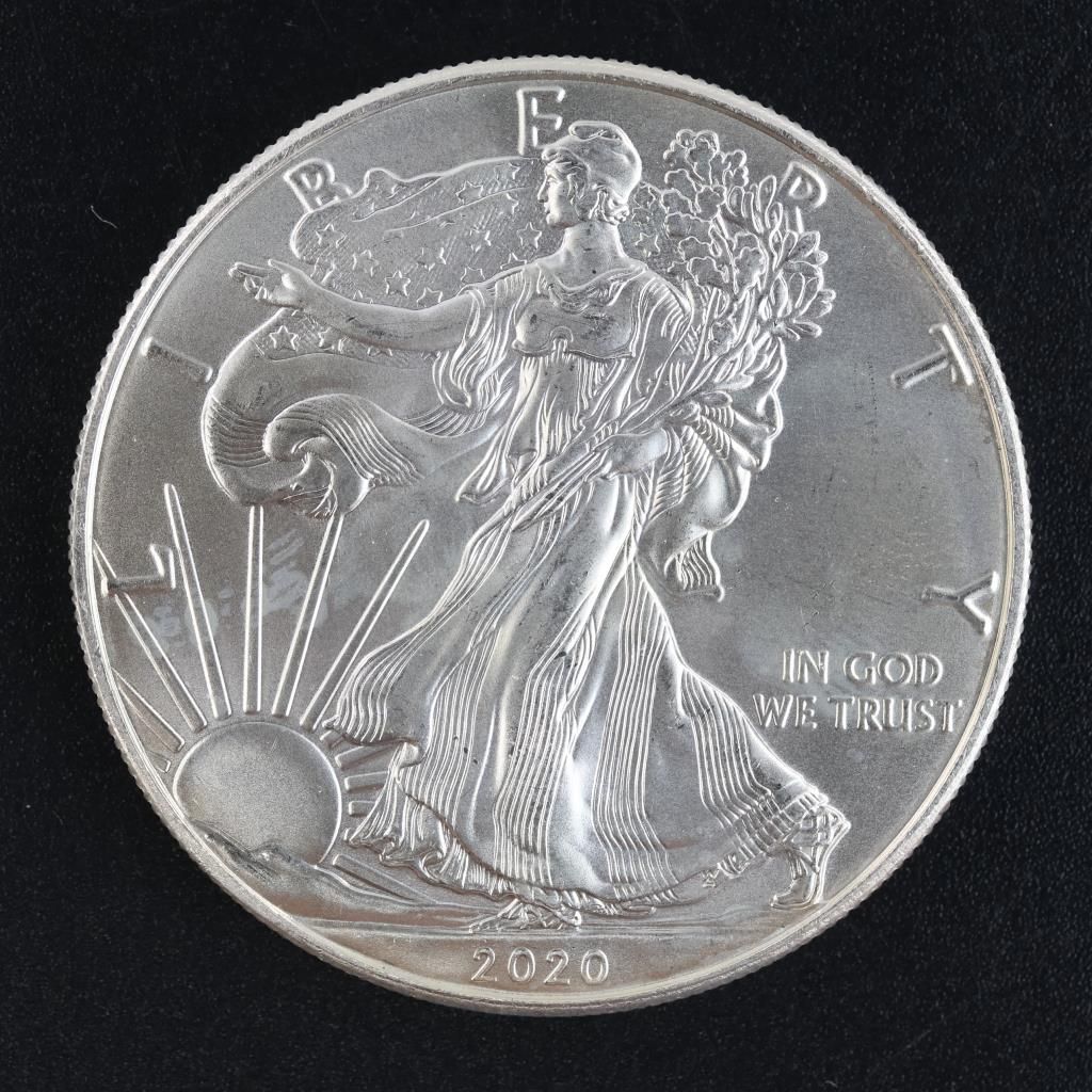 2020 American Eagle Fine Silver Dollar 1oz - photo 1