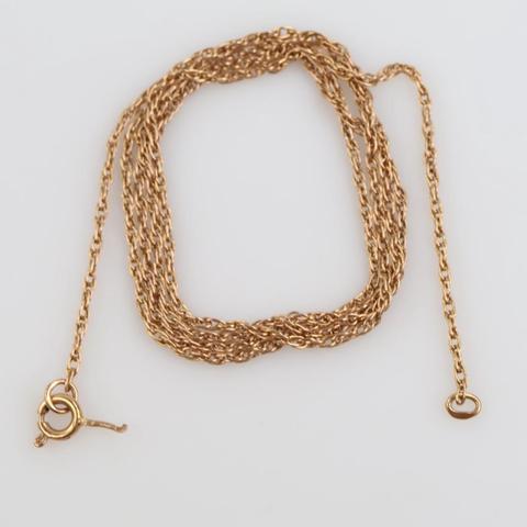 14kt Gold Singapore Chain Necklace