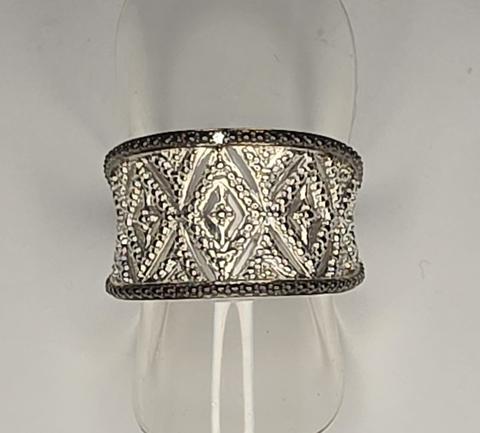 No Reserve Natural Diamond Ring Size 6