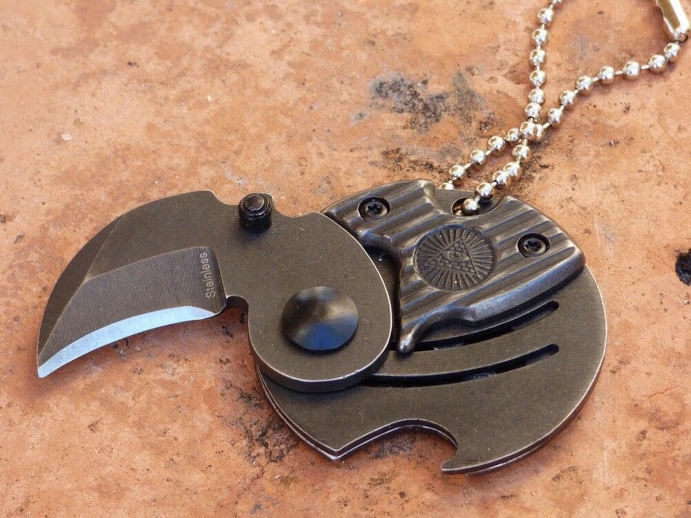Masonic EDC Keychain - Keyring Black - photo 1