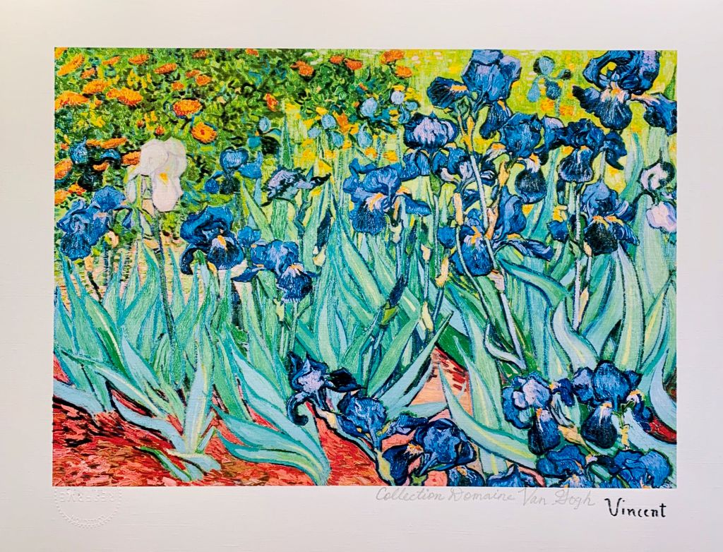 Fine Art Van Gogh IRISES Estate Signed Limited Edition Giclee - photo 1