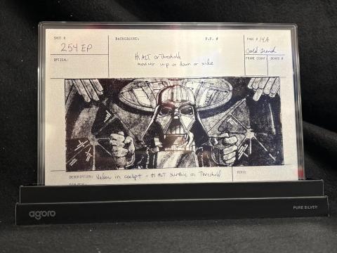 Agoro Star Wars Darth Vader Pure Silver Collectible | Storyboard & Film Scene