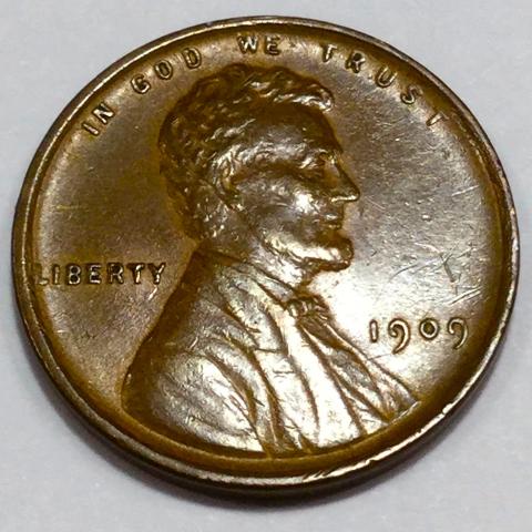 1909 VDB Lincoln Wheat Cent Penny Beautiful High Grade Coin
