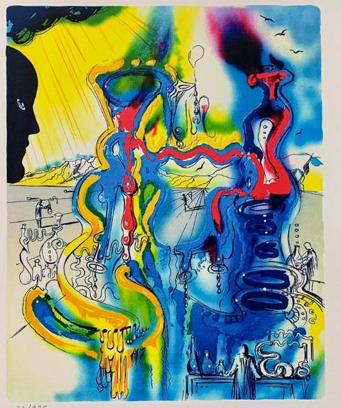 Fine Art Dali The Alchemist Facsimile Signed & Numbered Giclee