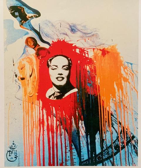 Fine Art S. Dali MARILYN MONROE MAO Facsimile Signed & Numbered Giclee