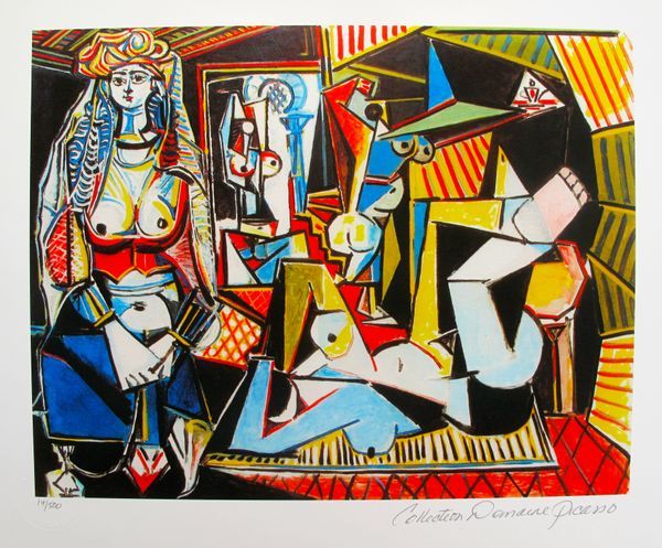 Pablo Picasso Fine Art "Women in Algiers" Estate Signed Limited Ed. Giclee - photo 1