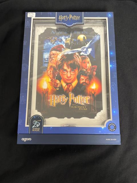 Agoro Harry Potter and the Sorcerer’s Stone 1 oz .999 Pure Silver 25 Years of Magic 1,500 Mintage #0317
