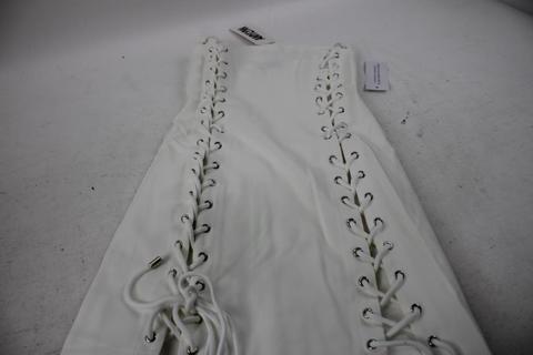 Amylynn Athena Dress, White, Size Small
