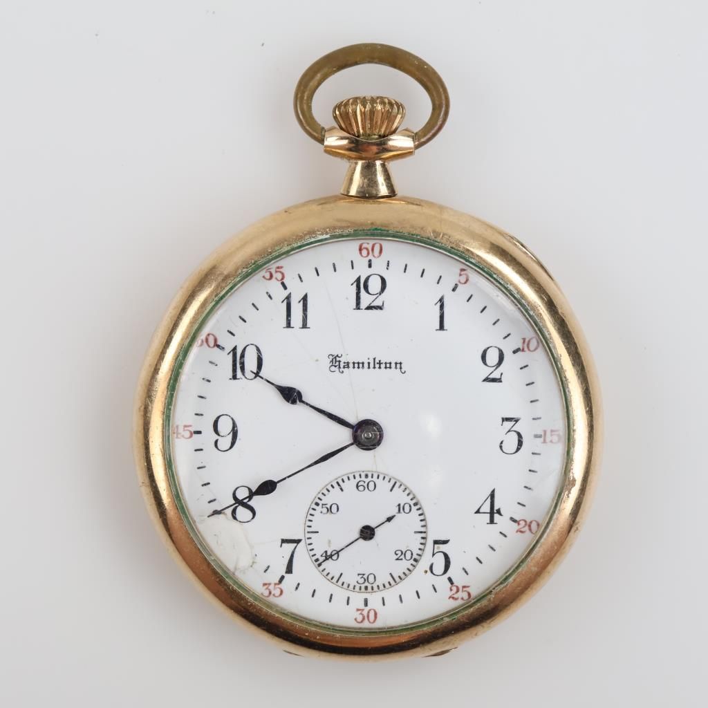 Hamilton Watch Co. 10kt GF Pocket Watch - photo 1