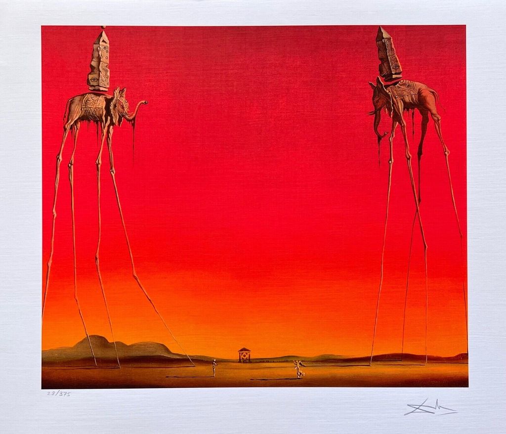 Dali Fine Art LES ELEPHANTS Facsimile Signed Giclee - photo 1