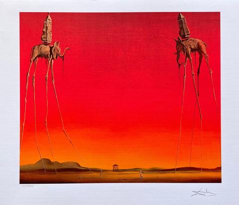 Dali Fine Art LES ELEPHANTS Facsimile Signed Giclee