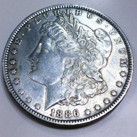 1886-O Morgan Silver Dollar Beautiful High Grade Coin Rare Date