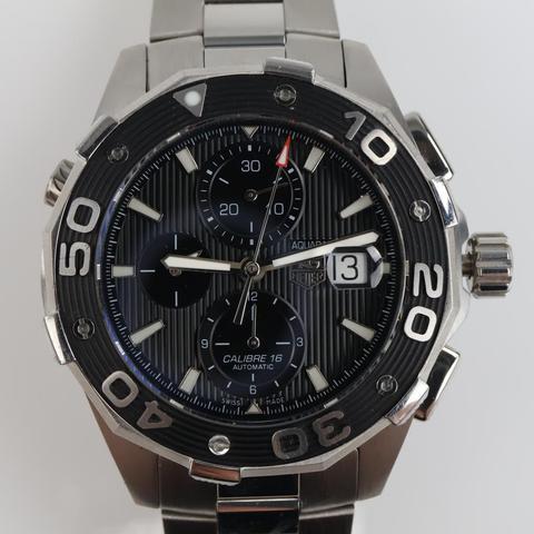 Tag Heuer Aquaracer Chronograph Watch- Evaluated By Our Certified Gemologist-AGS/GIA