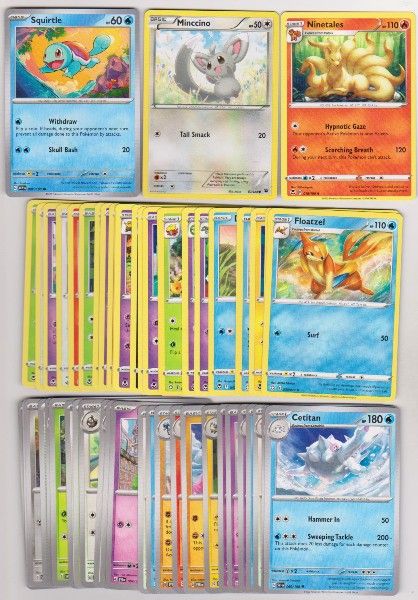 50 Different Pokemon Trading Cards w/ Squirtle + More - photo 1