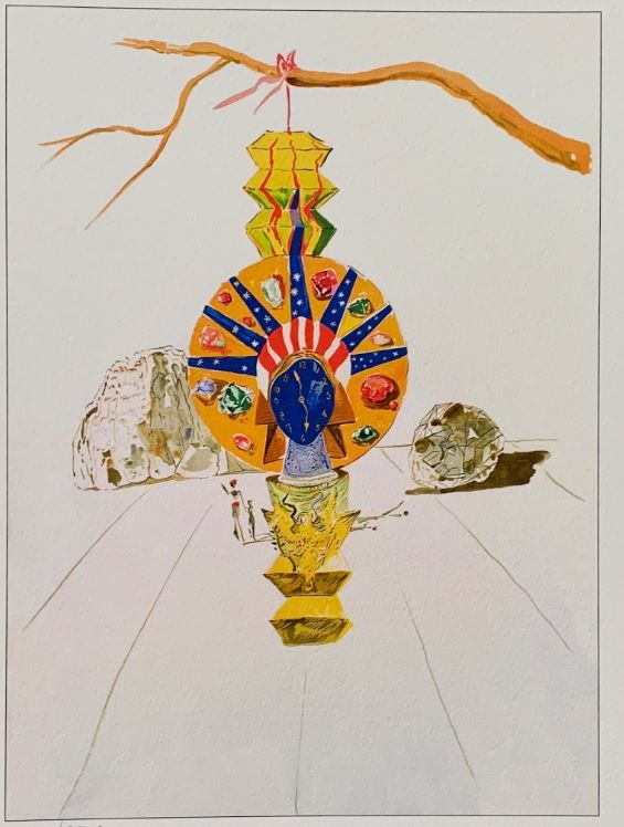 Fine Art Dali AMERICAN CLOCK Facsimile Signed Limited Edition Giclee - photo 1