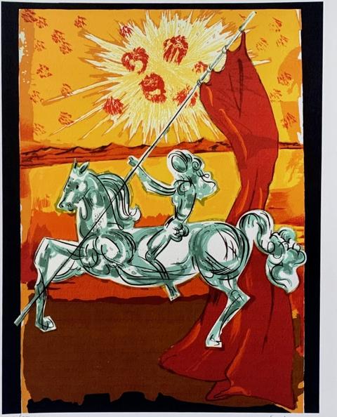 Fine Art Dali WILFRED OF IVANHOE Facsimile Signed Limited Edition Giclee