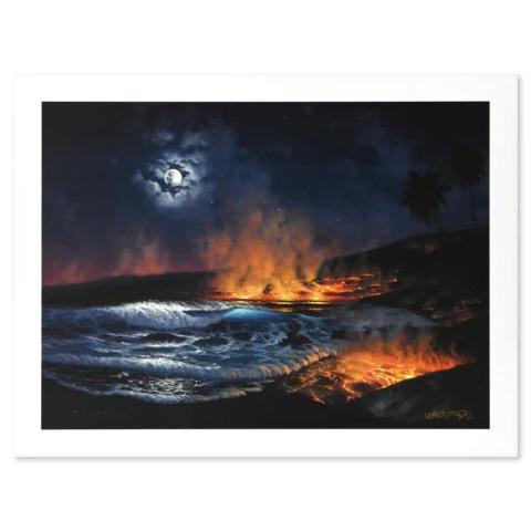 Walfrido, "Creating Life" Limited Edition Lithograph, Numbered and Hand Signed with Letter of Authenticity.