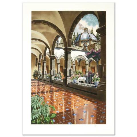 Juan Medina, "First Light of the Day" Limited Edition Serigraph, Numbered and Hand Signed with Certificate.