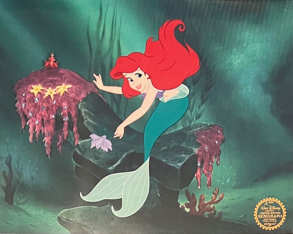 Disney THE LITTLE MERMAID Limited Edition Sericel Animation Fine Art - photo 1
