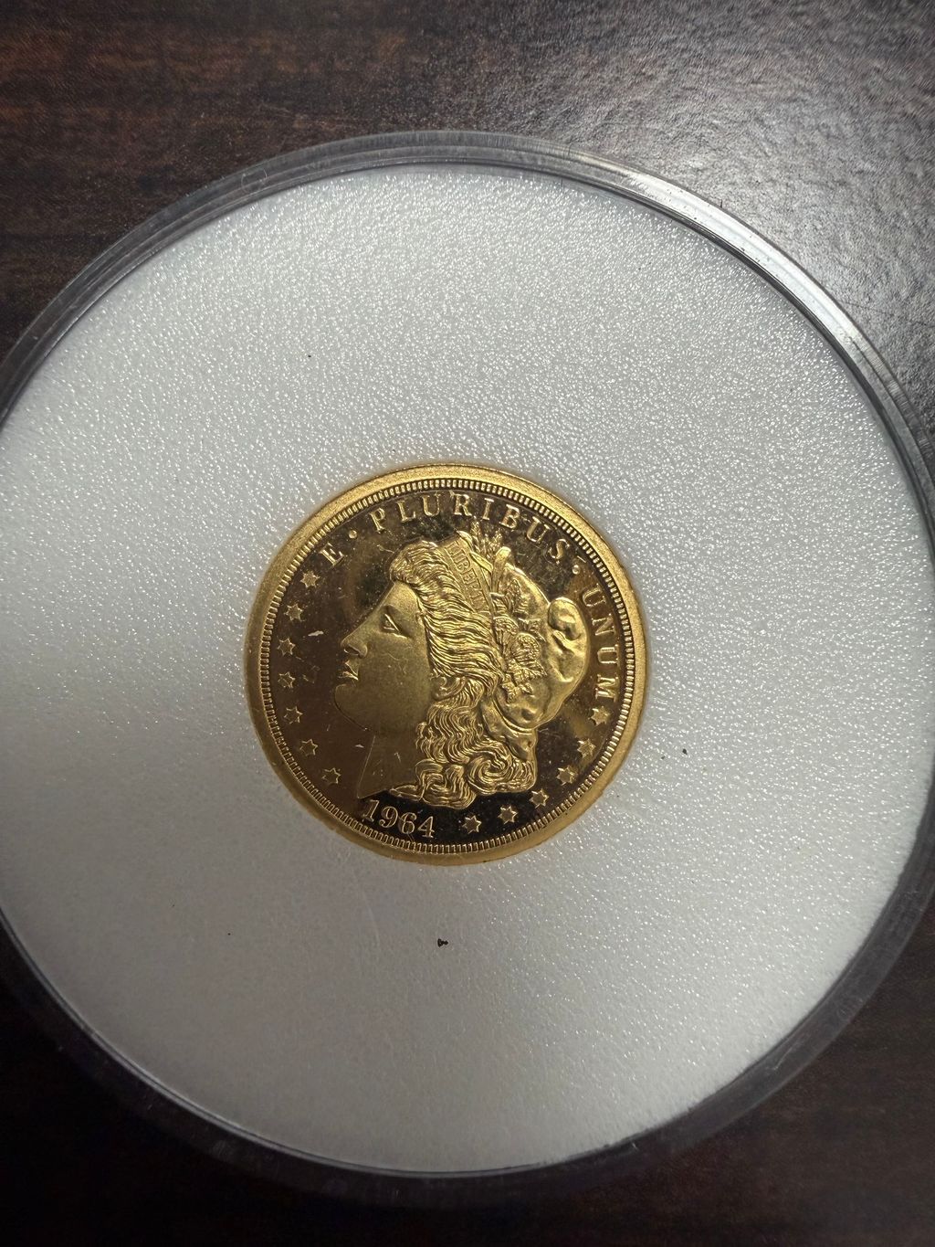 Cook Islands 2023 $5 Gold 1/10oz of .24 Gold Proof Morgan Design - photo 1