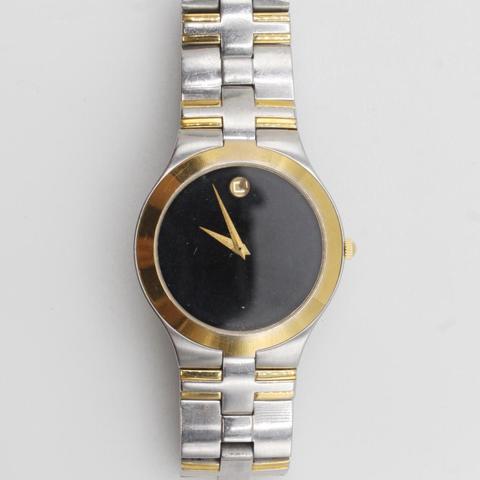 Movado 18kt GP Museum Watch