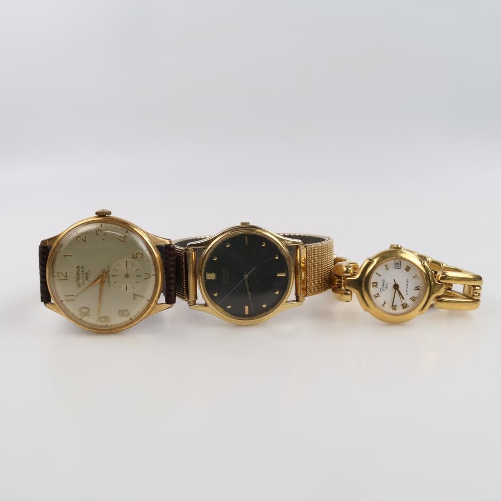 10kt GP Mixed Watches, 3 Watches - photo 1