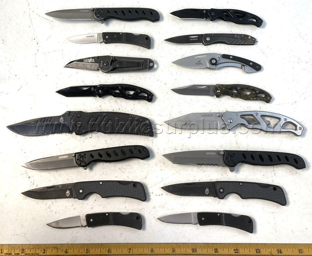 Gerber Folding Knives - QTY 16 - Shipping $12.00 — photo 1
