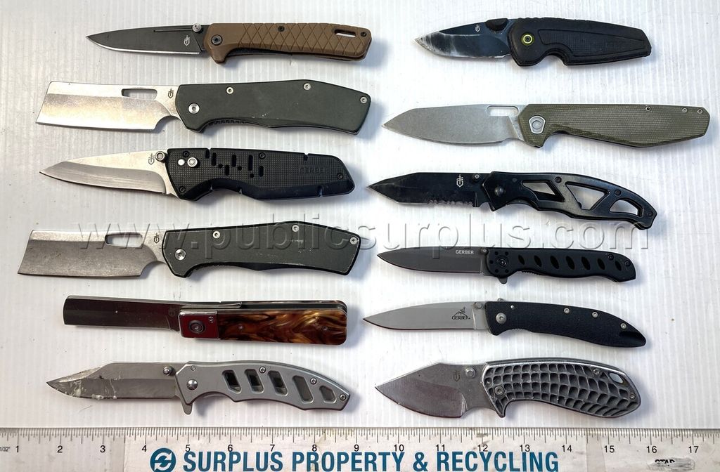 Gerber Folding Knives - QTY 12 - Shipping $12.00 - photo 1
