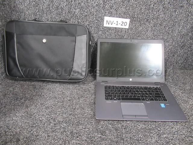 HARD DRIVE REMOVED ~ LAPTOP W/BAG ~ NV-1-20 (R05D) - photo 1
