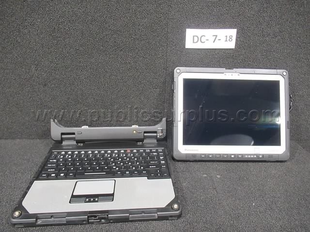 TABLET W/KEYBOARD ~ DC-7-18 (R07D) — photo 1